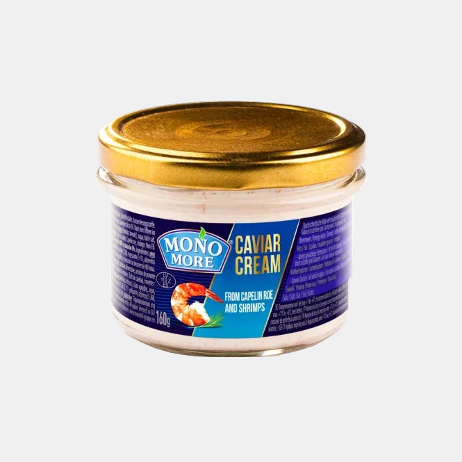 Pâtes au caviar de capelan et aux crevettes, "MonoMore", 160 g