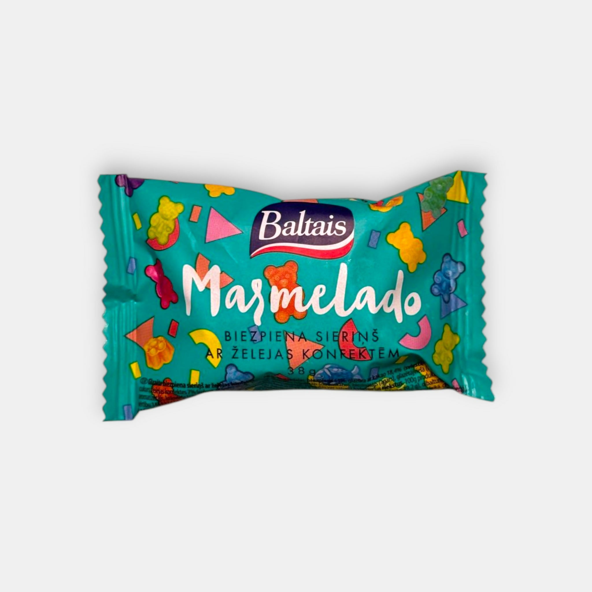 Barre glacée au fromage frais avec marmelade Baltas, emballage vu de face, dessert surgelé fruité, spécialité d’Europe de l’Est, Pomo.bio à Paris, livraison rapide à Paris