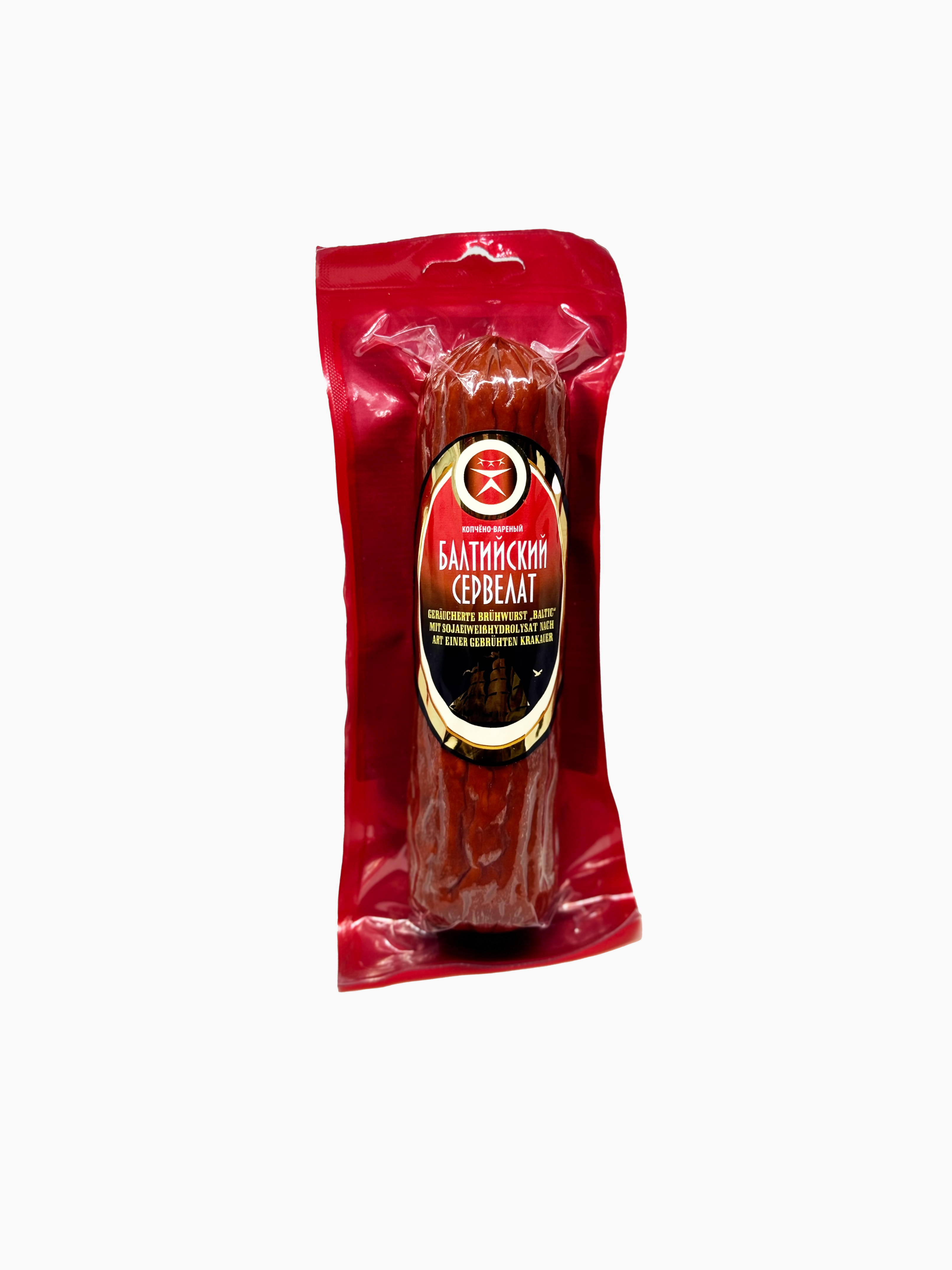 Saucisse fumée "Baltijskij servelat", "Monolith", 270 g