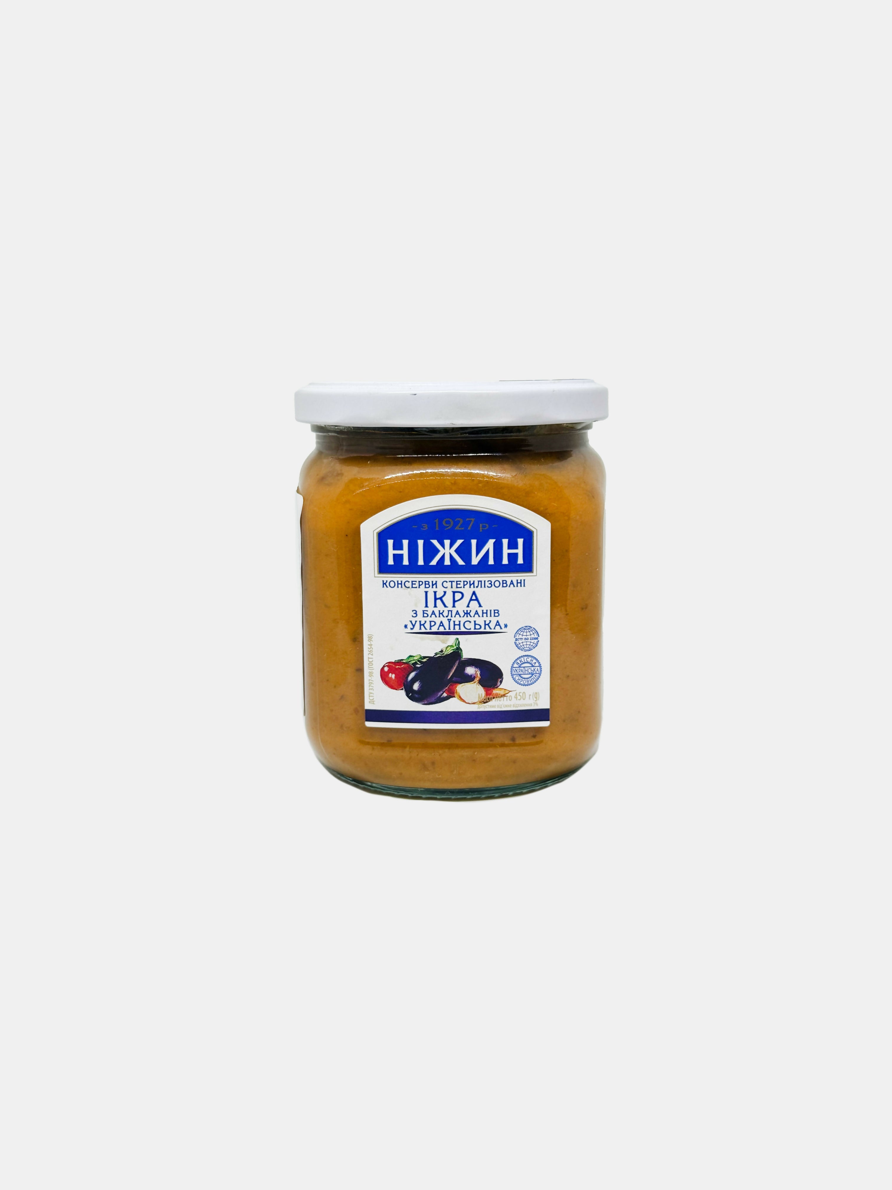 Purée d’aubergines "Ukrainienne", "Nezhin", 450 g