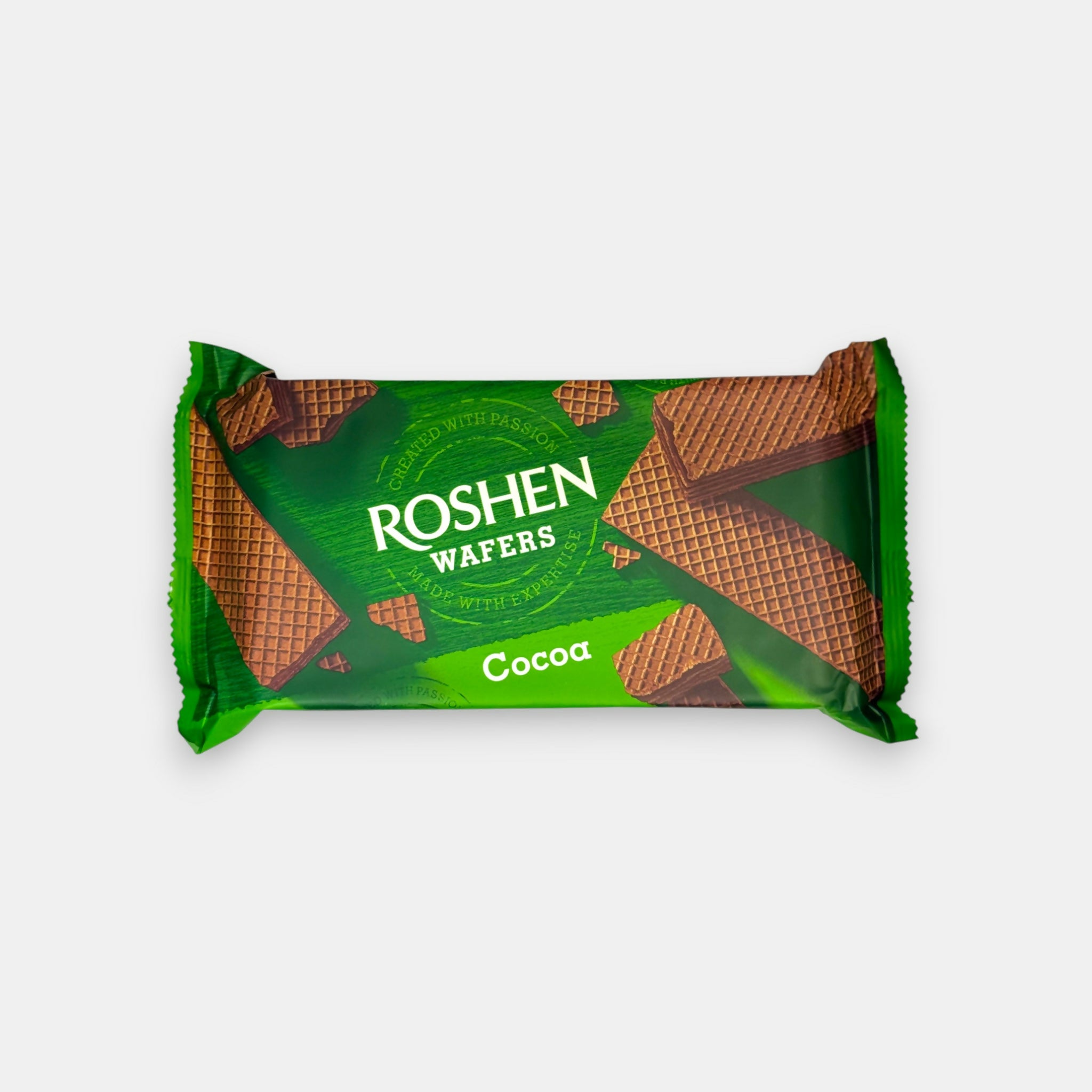 Gaufrettes Roshen au chocolat 216 g, biscuits croustillants fourrés à la crème chocolatée – épicerie slave à Paris Pomo.bio, livraison rapide