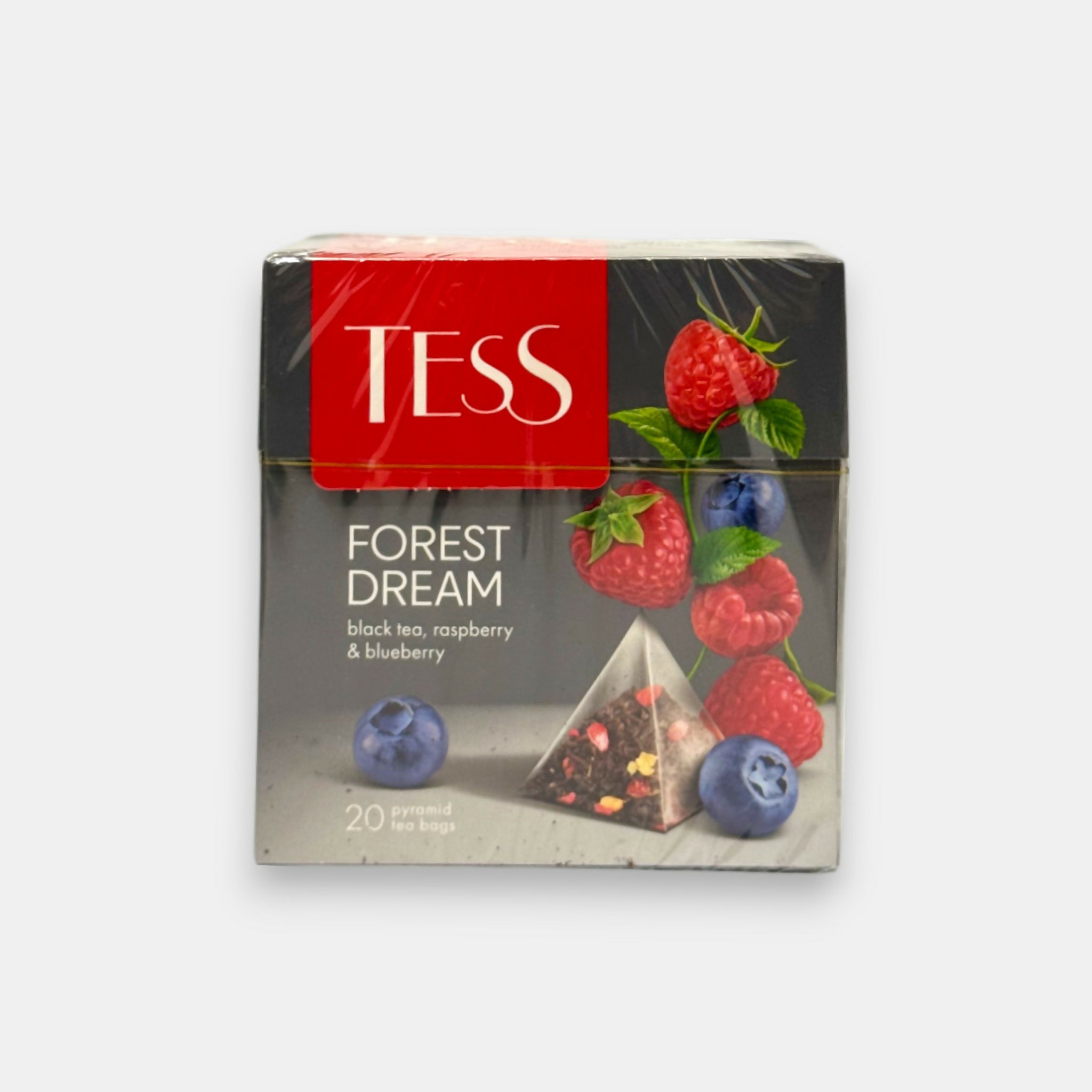 Thé noir aux fruits rouges, «Forest Dream», «Tess», 20 sachets