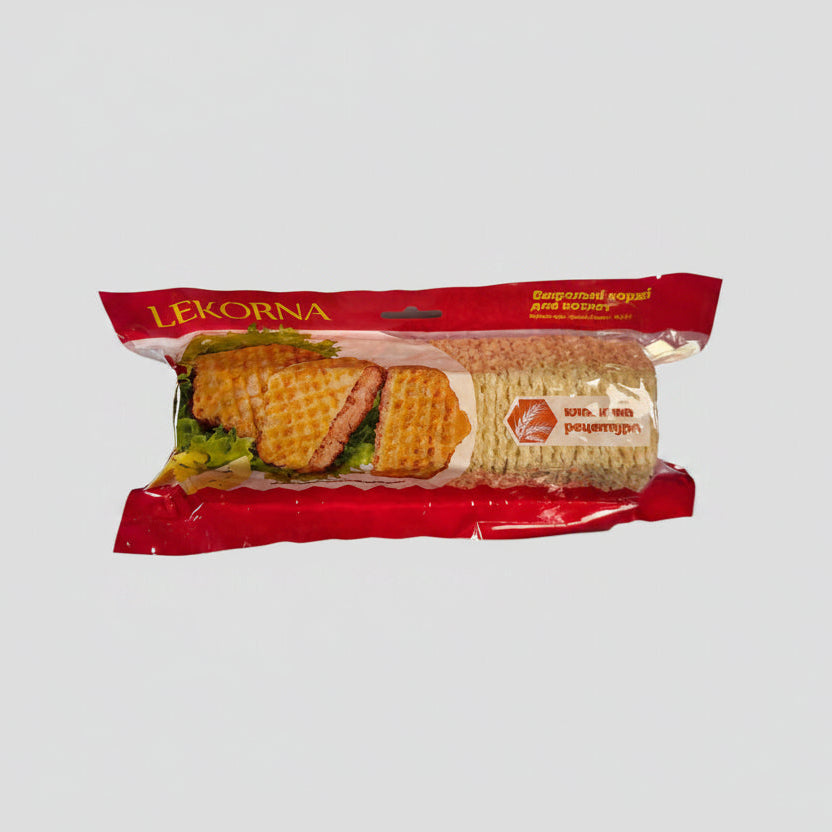 Gaufrettes Lekorna pour escalopes 50 g, panure croustillante, épicerie d'Europe de l'Est