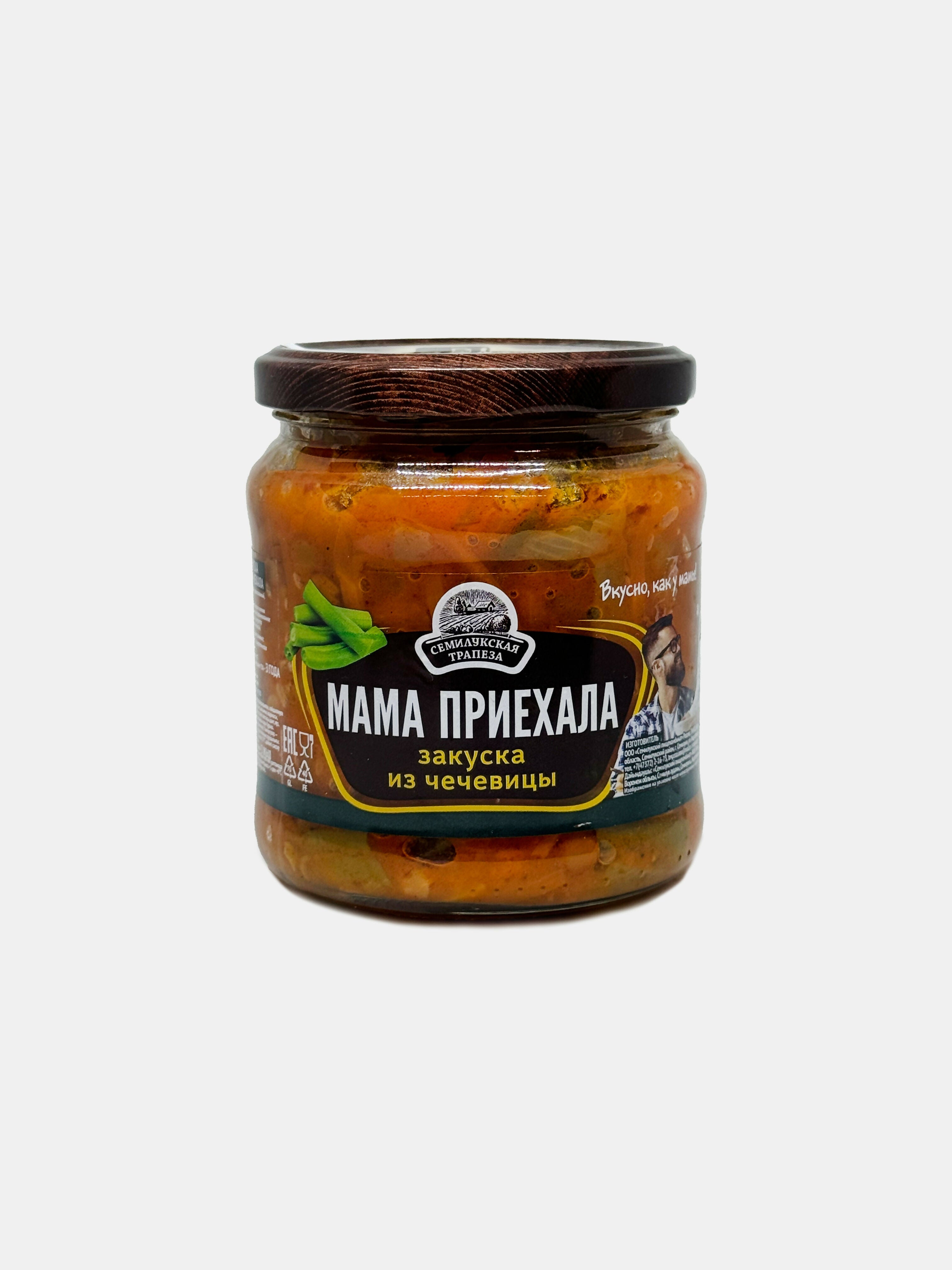 Hors-d'œuvre aux légumes «Mama priekhala», «Semiloukskaia Trapeza», 460 g