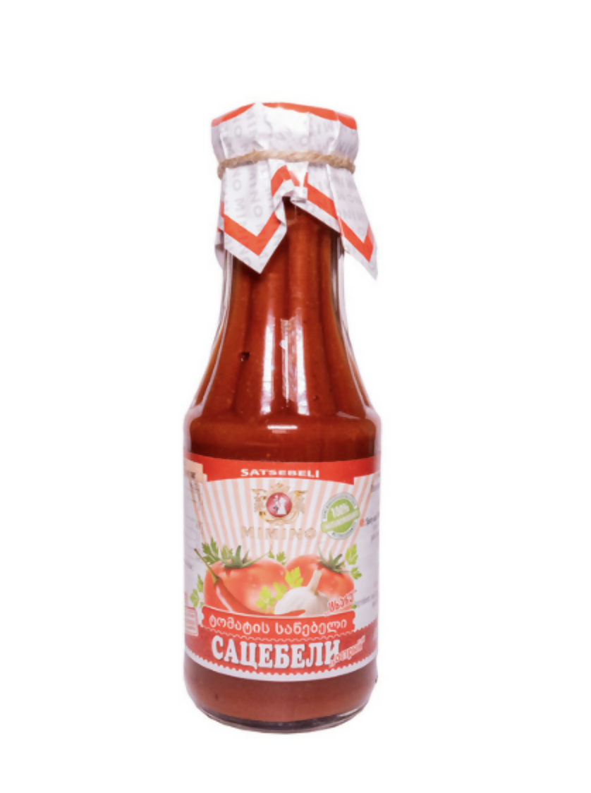 Sauce géorgienne Satsebeli épicée «MIMINO» 310 ml en bocal, épicerie d'Europe de l'Est