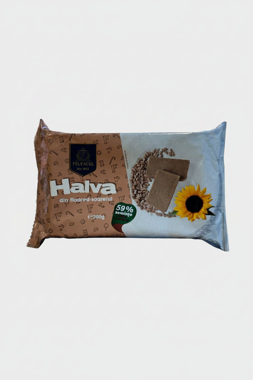 Halva «Feleacul» 200 g, confiserie orientale aux graines de tournesol, épicerie d'Europe de l'Est