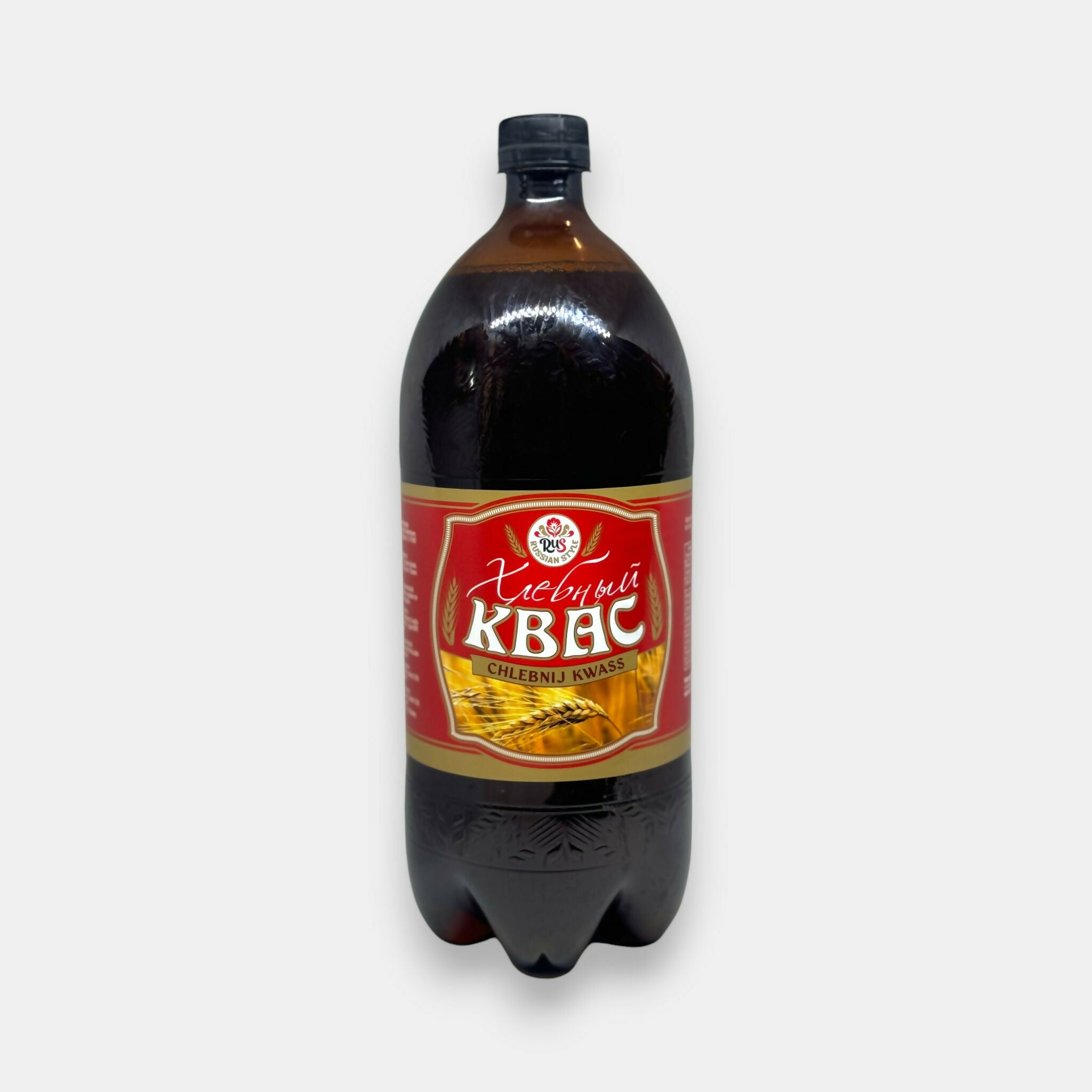 Bouteille de kvas de pain «Russian Style» 1,5 l, boisson fermentée d'Europe de l'Est