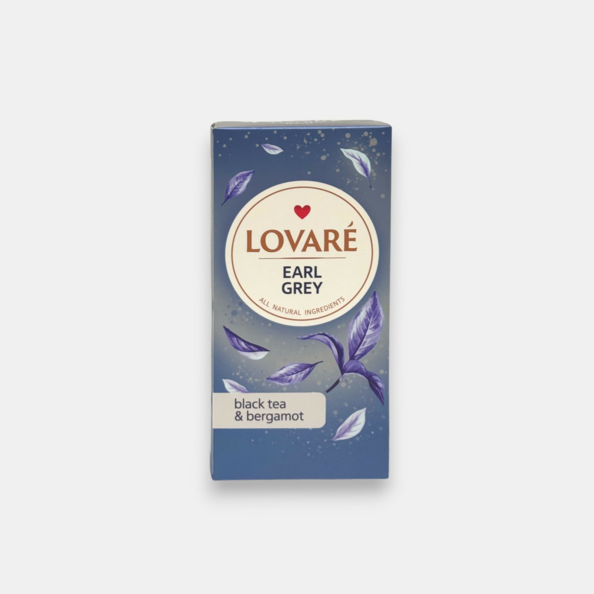 Sachets Thé noir Earl Grey Lovare 24 sachets