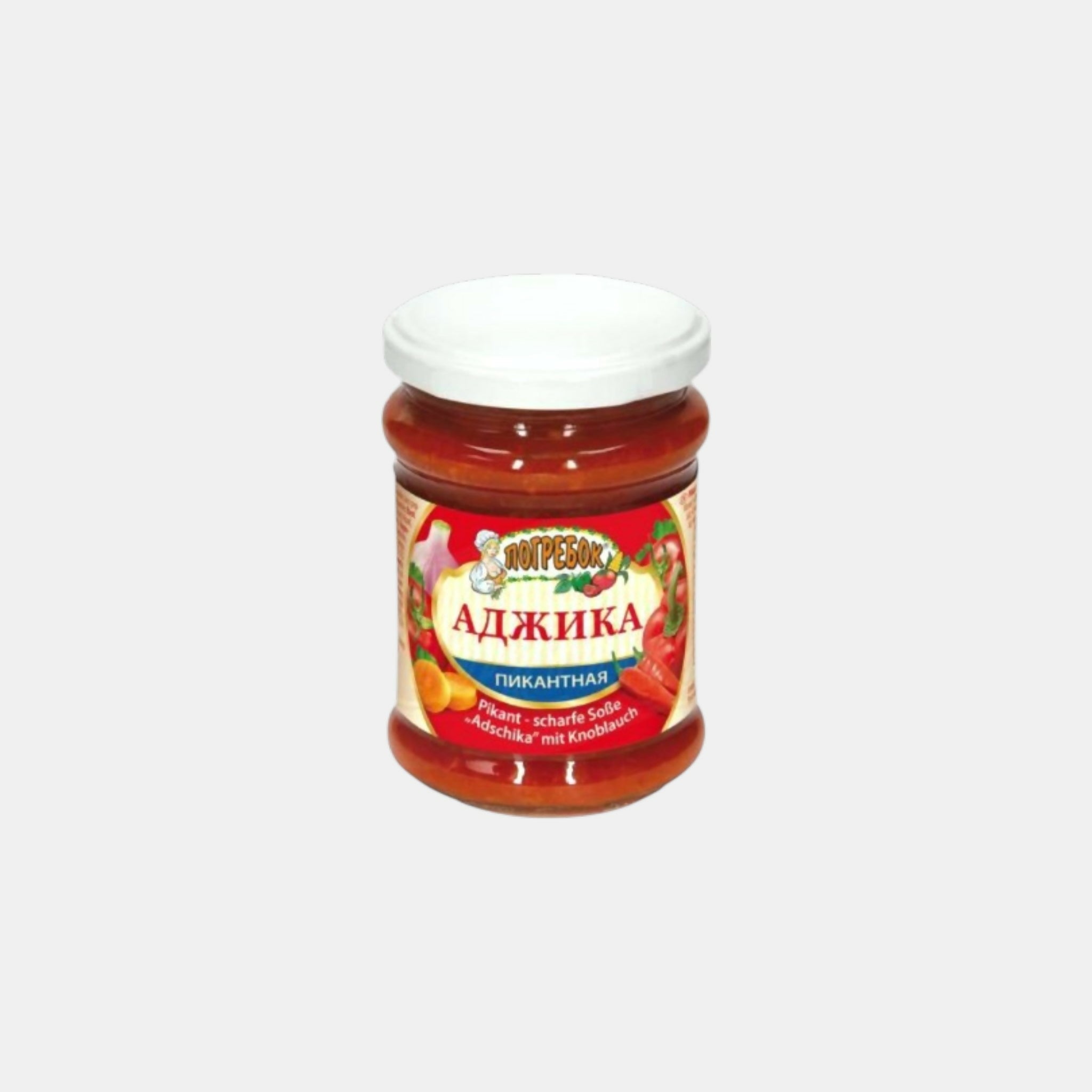 Adjika piquante à l’ail «Pikantnaya», «Pogrebok», 255 g