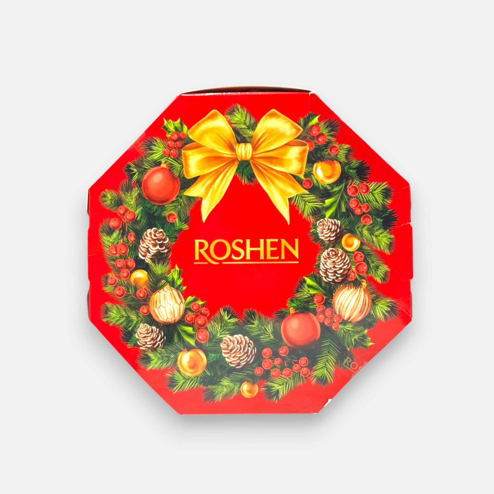 Coffret de confiseries de Noël «Couronne de Noël», «Roshen», 598 g