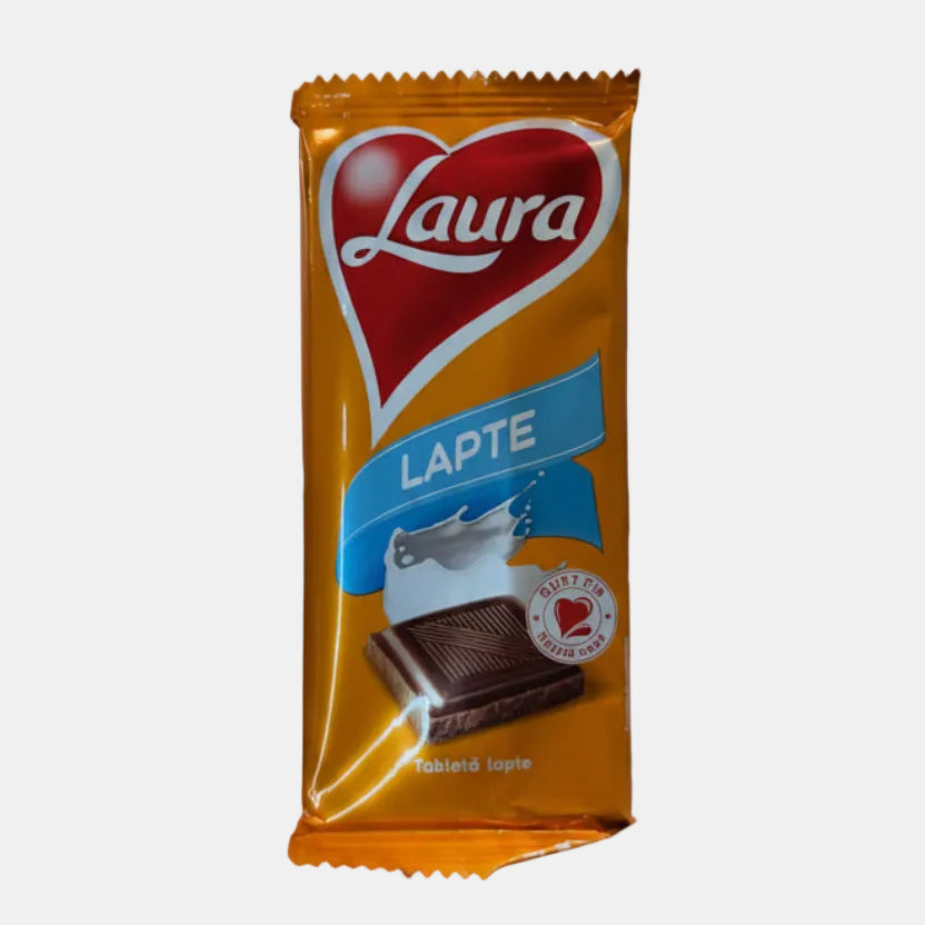 Tablette de chocolat au lait Laura 80 g, épicerie d'Europe de l'Est