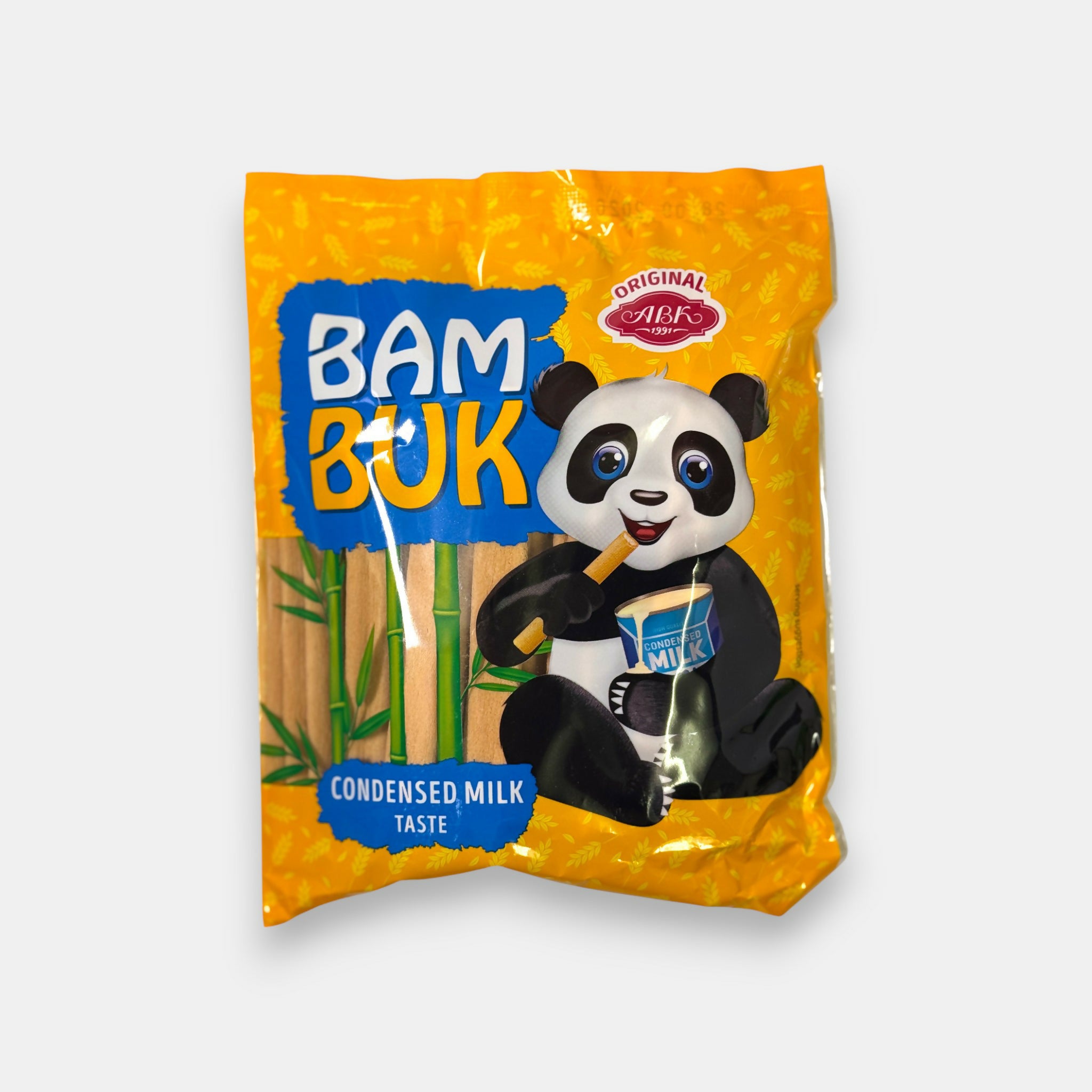 Biscuits «Bam Buk» goût lait concentré, «AVK», 200 g — biscuits croustillants au lait concentré du magasin slave Pomo.bio à Paris.