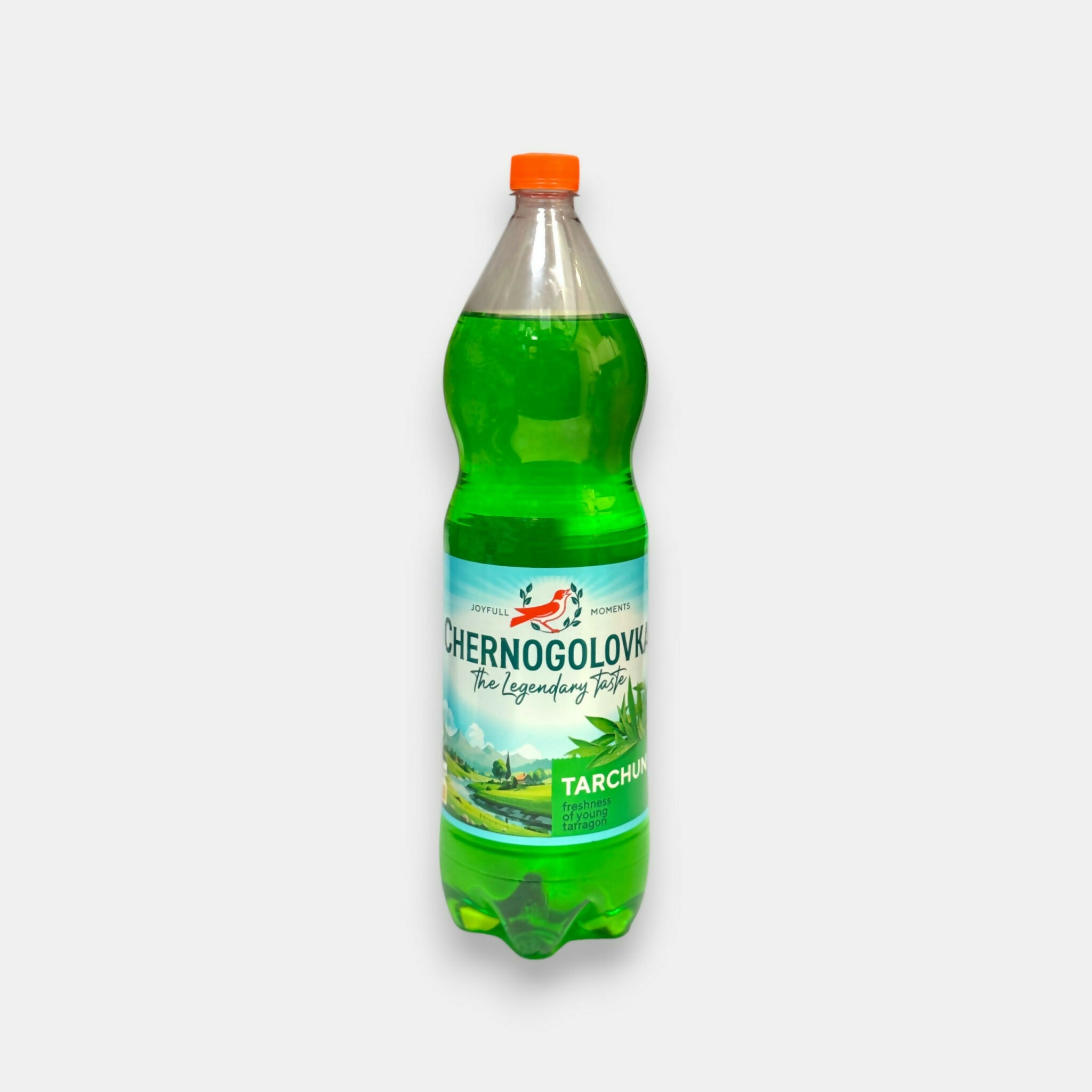 Bouteille de limonade Estragon «Tchernogolovka» 1,5 l, boisson gazeuse à l'estragon, épicerie d'Europe de l'Est