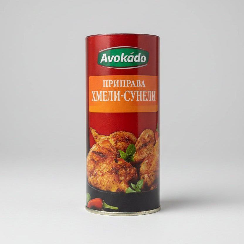 Assaisonnement Khmeli-suneli Avokado 160 g, mélange d'épices géorgiennes traditionnel