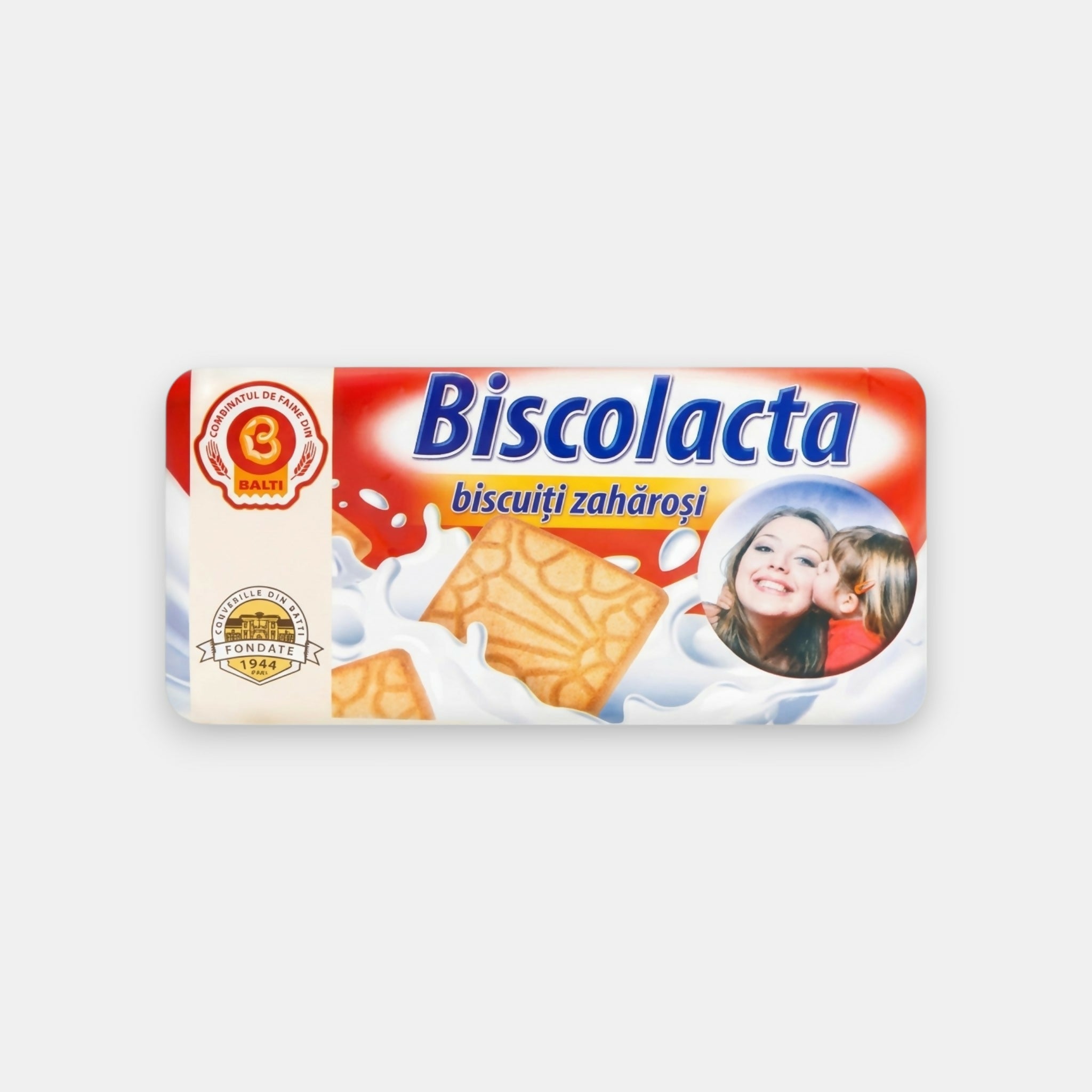 Paquet de biscuits Biscolata Balti fourrés à la crème, biscuits croustillants pour le thé, disponibles sur Pomo.bio, épicerie slave à Paris avec livraison rapide