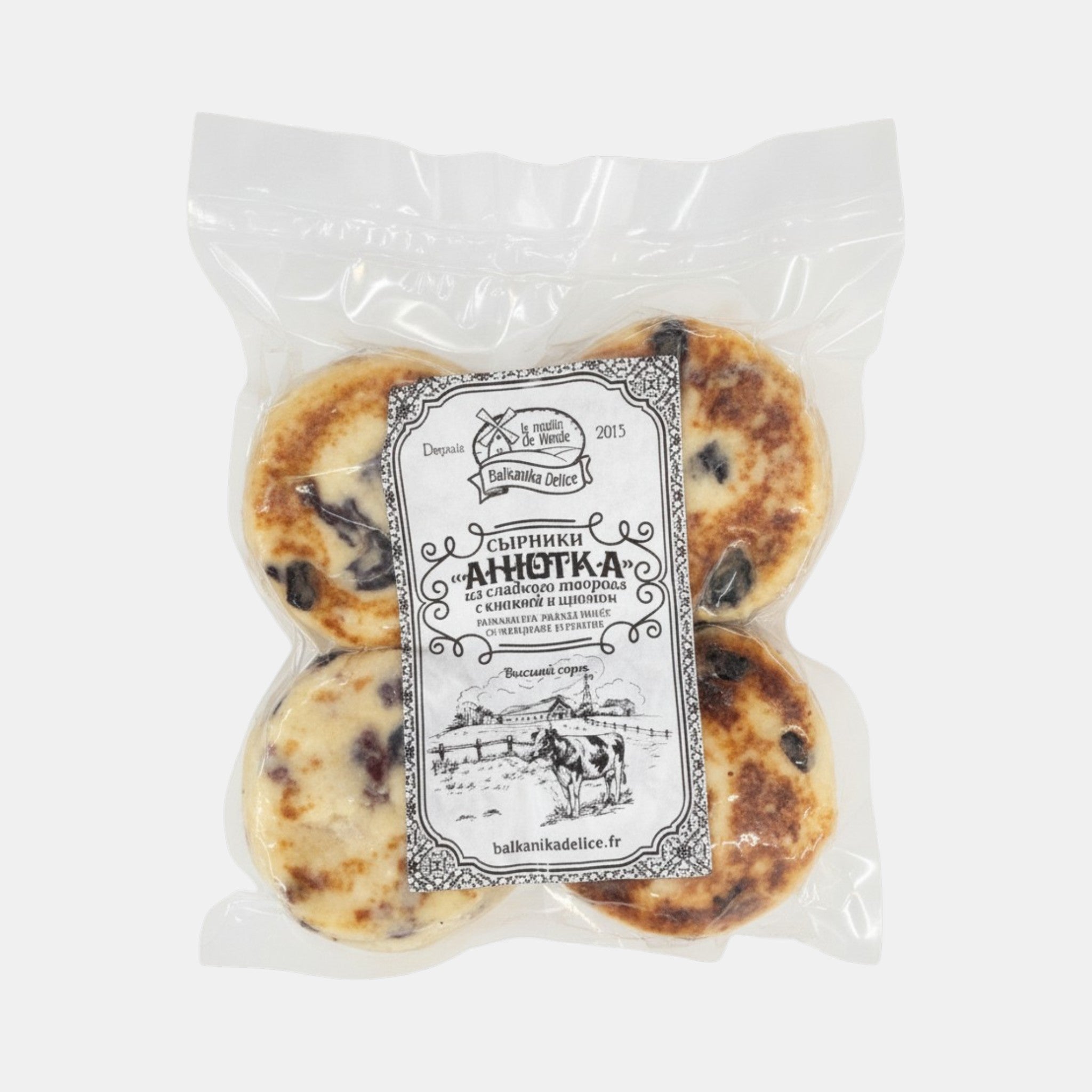 Сырники сладкие с клюквой и изюмом, «Анютка», «Balkanika Delice», 400 г