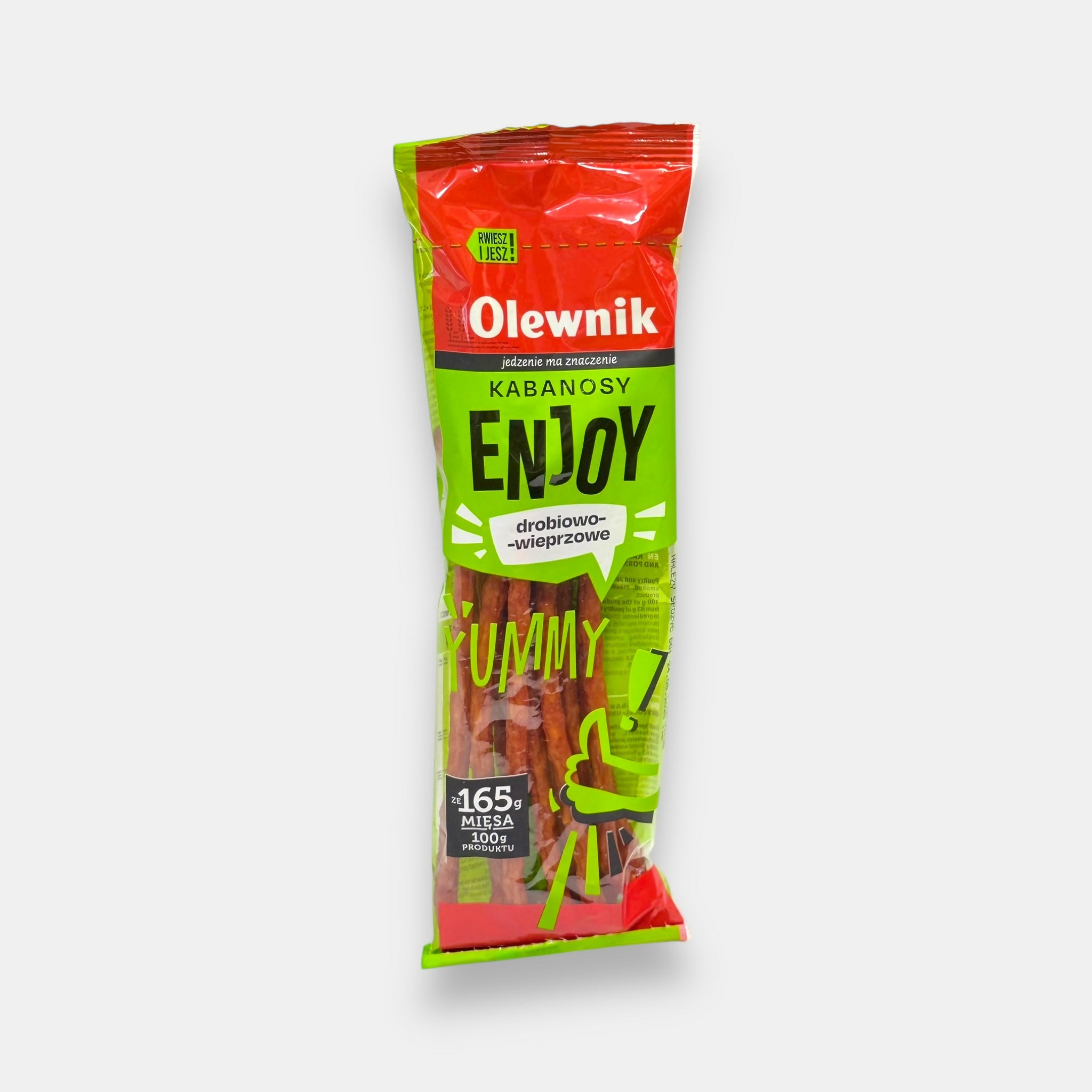 Saucisses kabanos porc-poulet, «Olewnik», 90 g