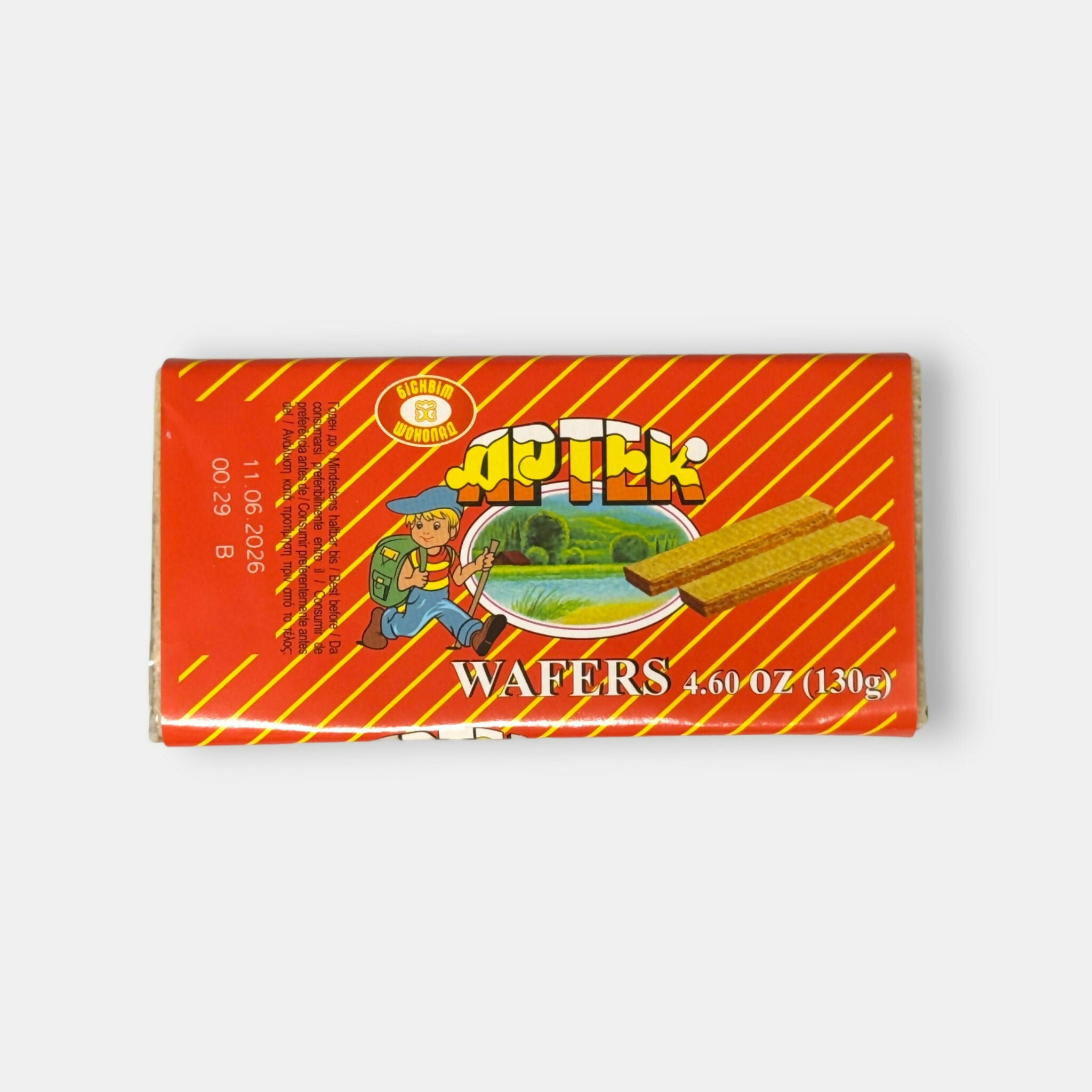 Gaufrettes «Artek», «Biscuit-Chocolate», 130 g