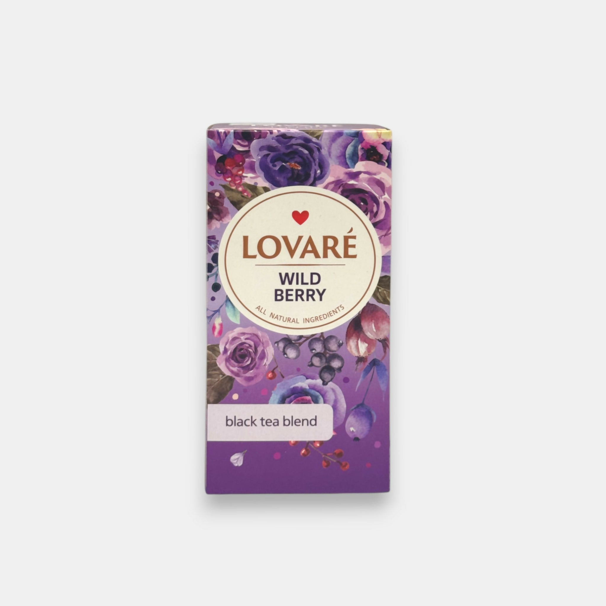 Sachets Thé noir Wild Berry Lovare 24 sachets
