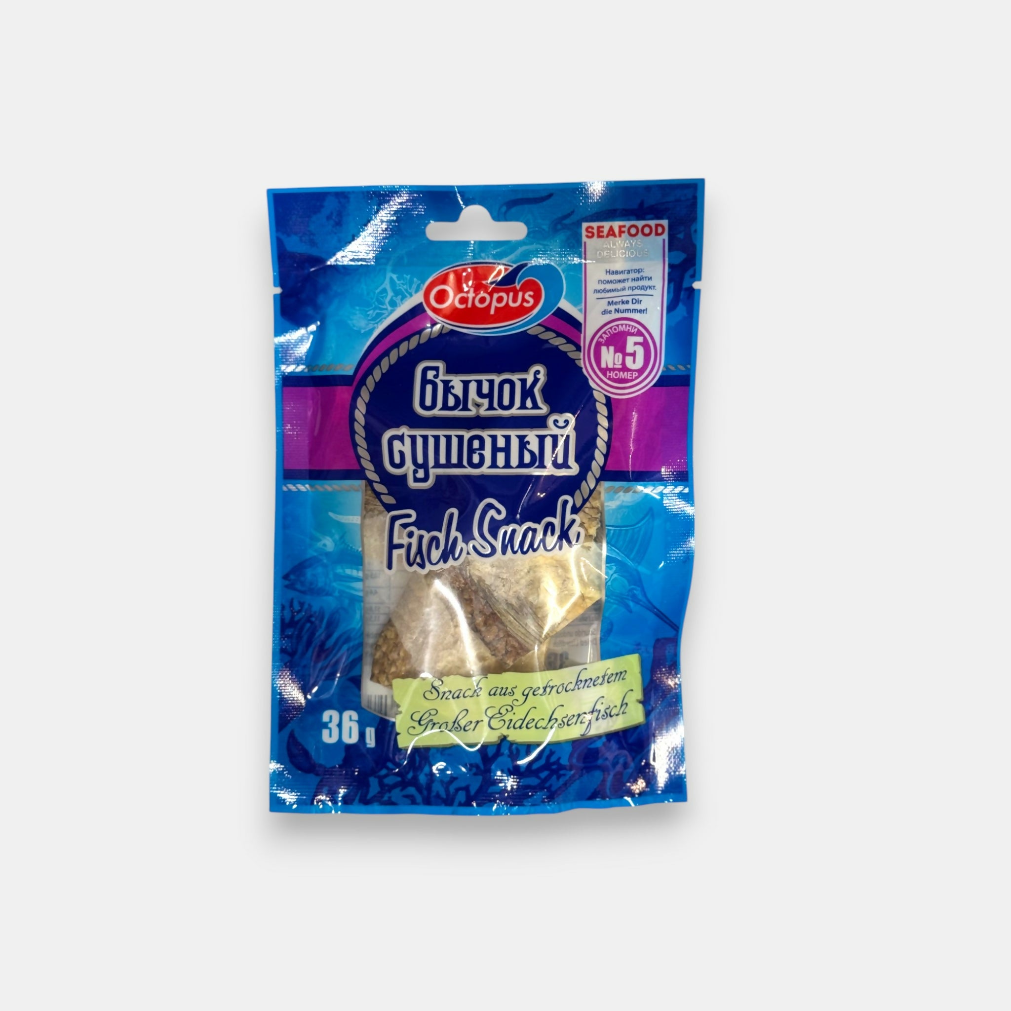 Poisson séché «Bytchok», «Octopus», 36 g