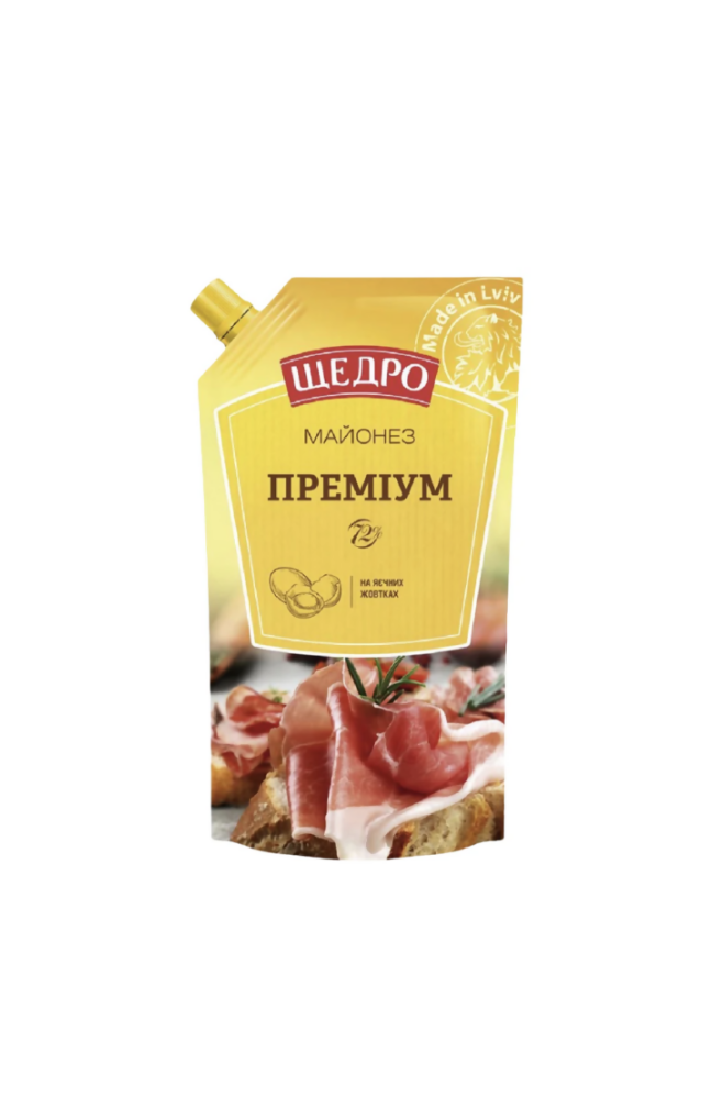 Mayonnaise Shedro Provansal Premium 72%, pot 300 g, épicerie d'Europe de l'Est