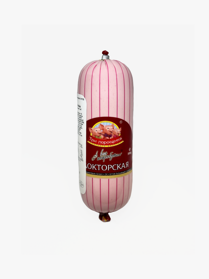 Saucisse de viande "Doktorskaya", "Tri porosenka", 500 g